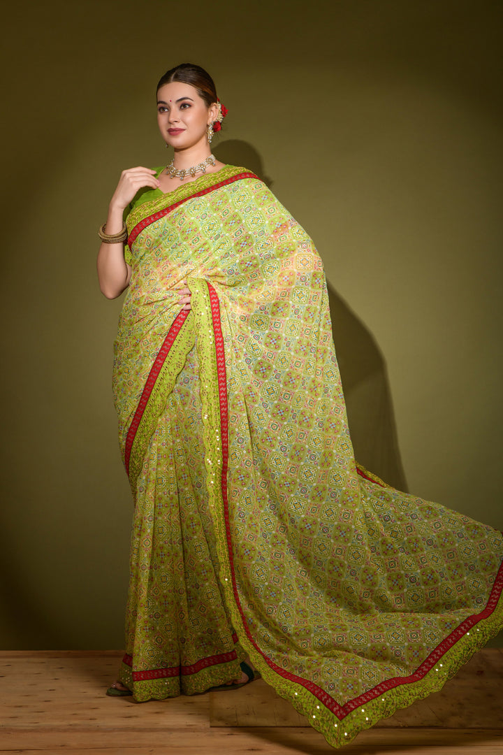 Gorgeous Georgette Saree with | A Stylish and Sophisticated Choice