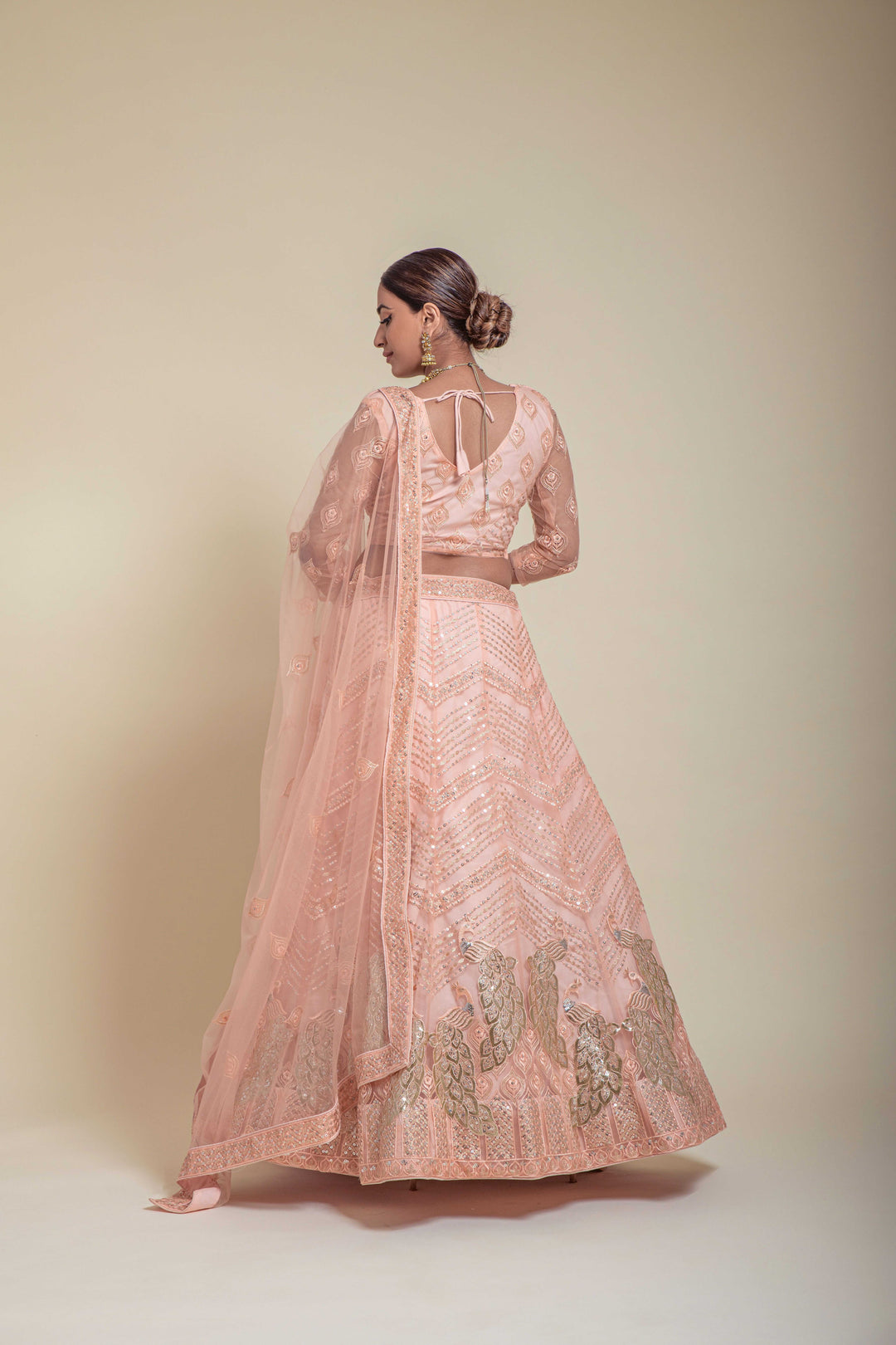 Wedding-Ready Net Lehengas | Foil Work & Embroidery for Special Events