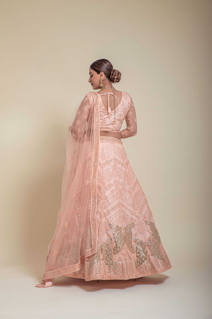 Wedding-Ready Net Lehengas | Foil Work & Embroidery for Special Events