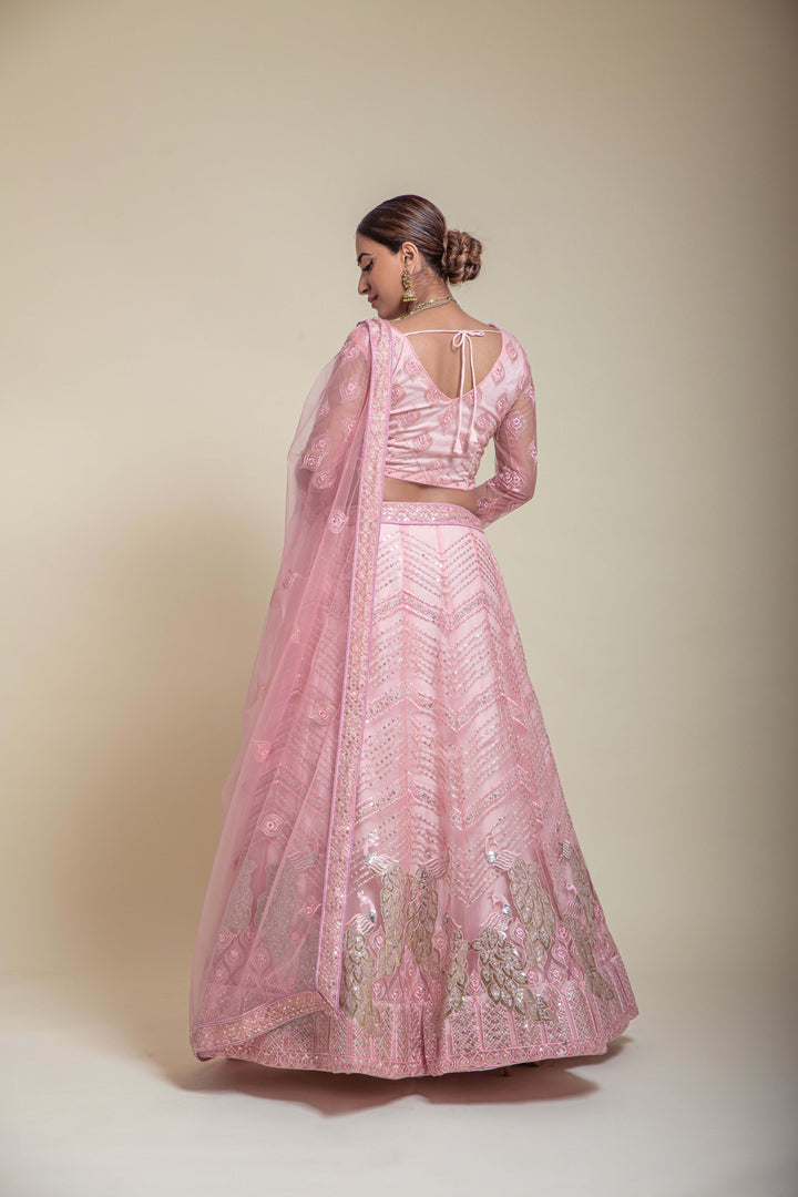 Wedding-Ready Net Lehengas | Foil Work & Embroidery for Special Events