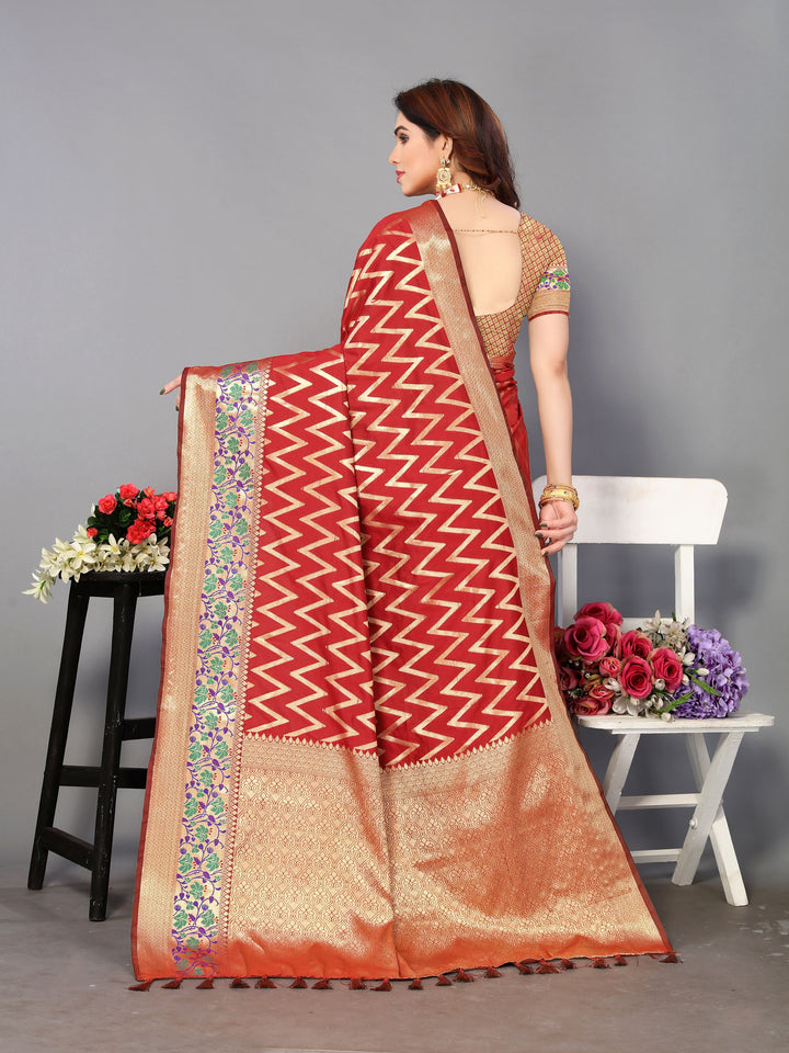 Radiant Soft Silk Saree with | Elegance Redefined for Weddings