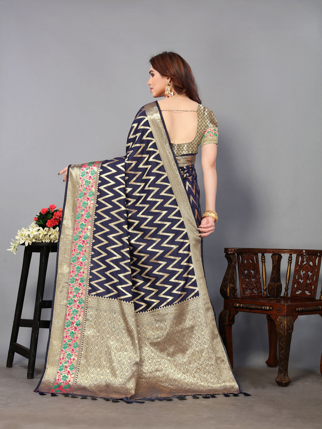 Radiant Soft Silk Saree with | Elegance Redefined for Weddings