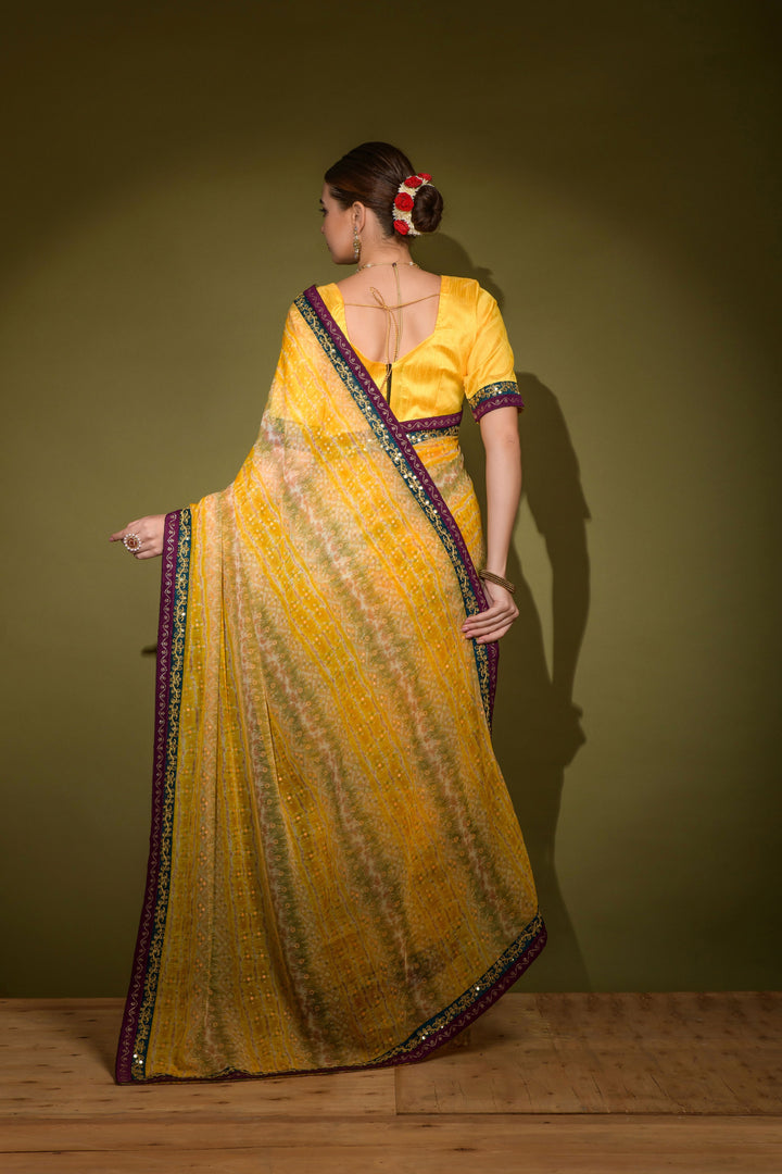 Breathtaking Georgette Saree with | Perfect for Special Celebrations