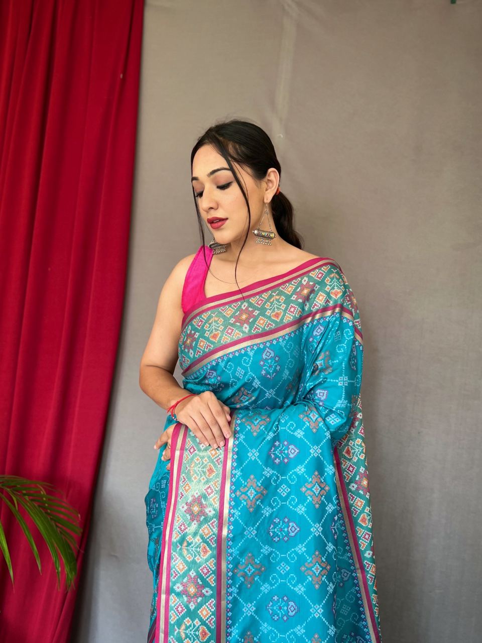 Luxurious Patola Silk Saree with | A Graceful Addition to Your Wardrobe