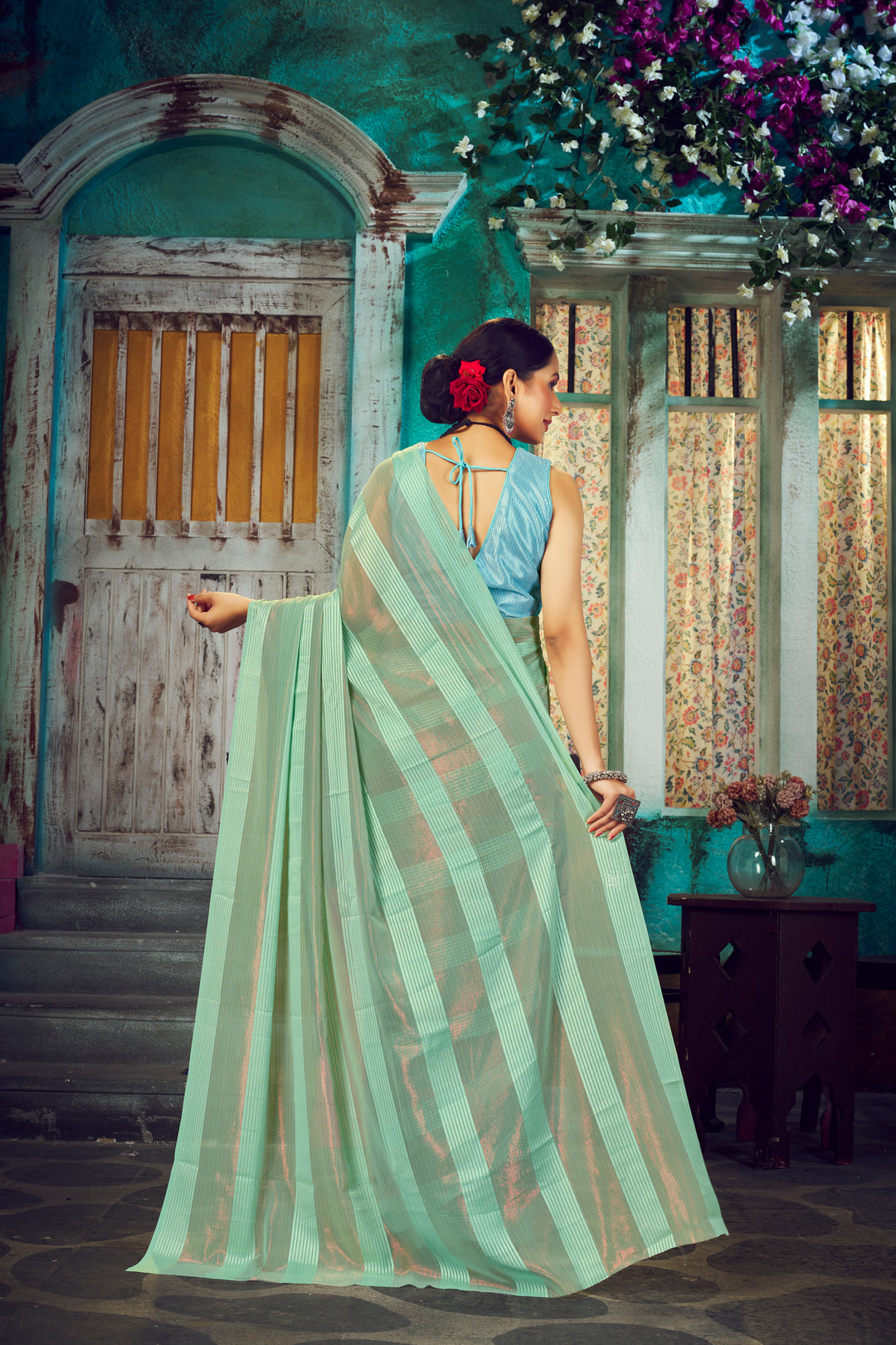 Designer Weightless Saree | Fancy Fabricated Elegant Partywear Look