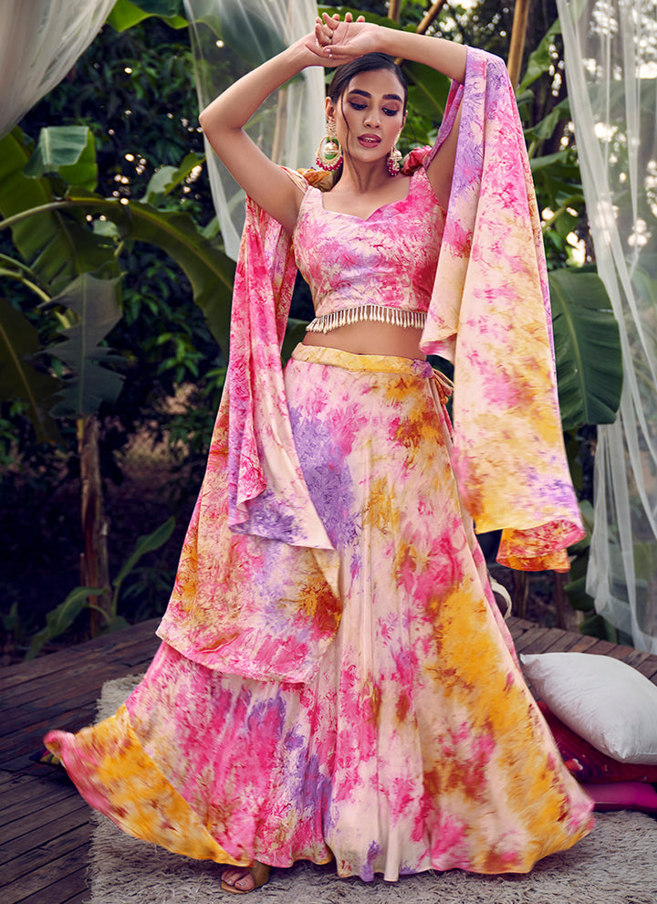 Designer-Printed Silk Lehenga | Perfect for Wedding & Special Events