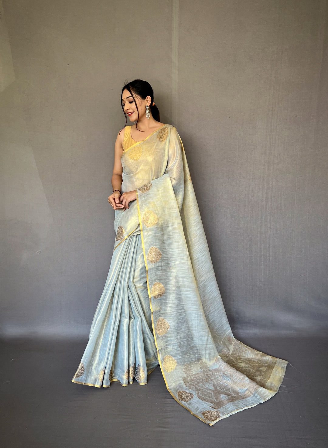 Designer Tissue-Silk Saree | Jacquard Weaving for Special Events