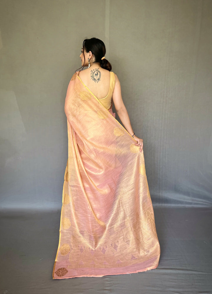 Designer Tissue-Silk Saree | Jacquard Weaving for Special Events