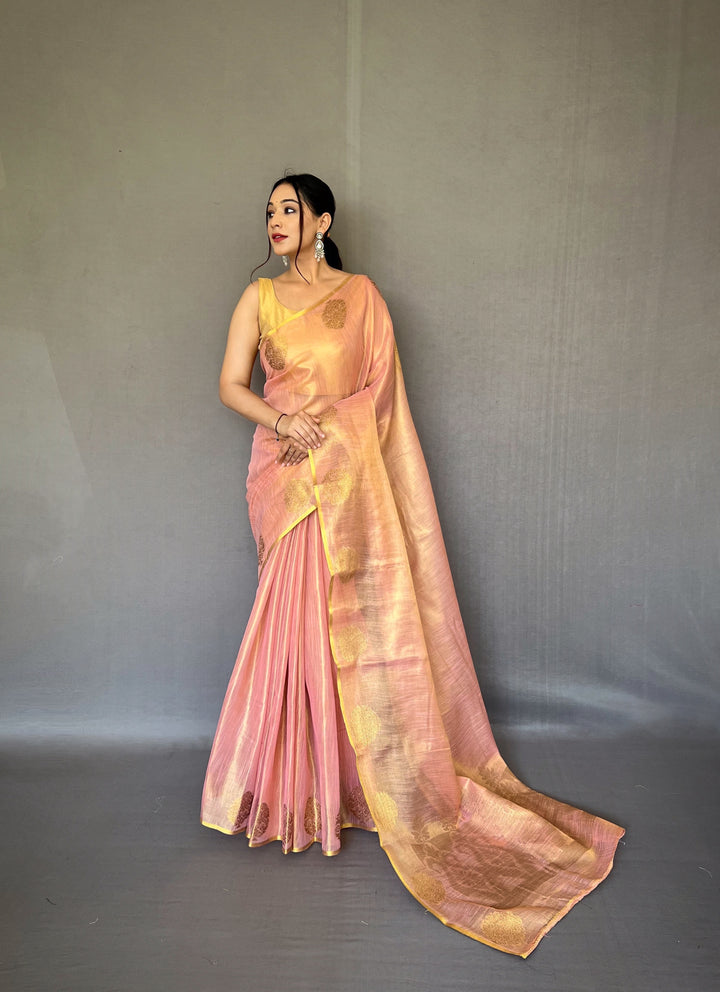 Designer Tissue-Silk Saree | Jacquard Weaving for Special Events