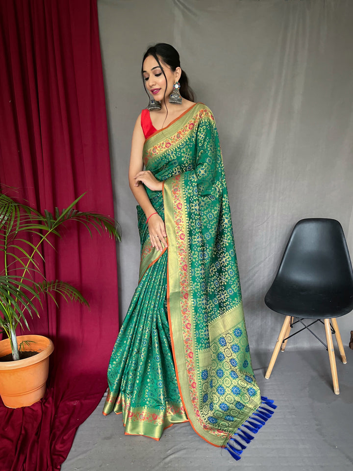 Patola Silk Meenakari Designer Saree for Special Events | Traditional Elegance