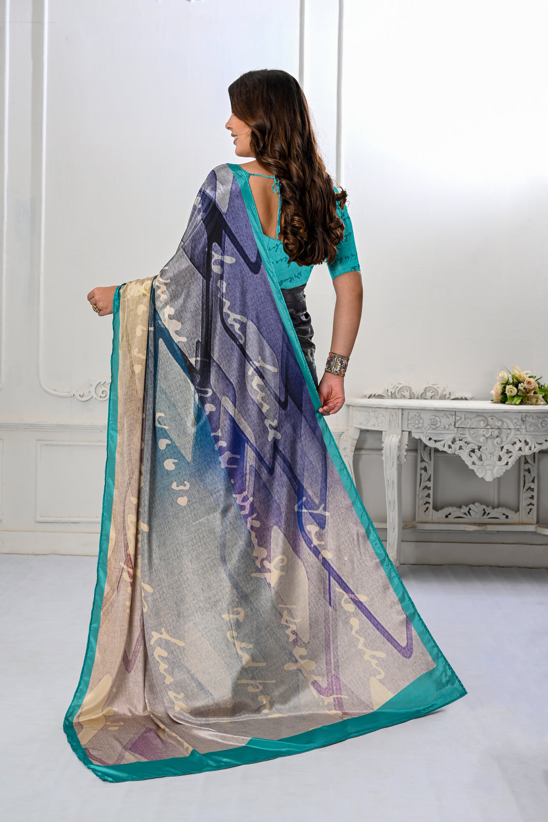 Designer Digital Printed Crepe Soft Silk Saree for Special Events | Festive Elegance