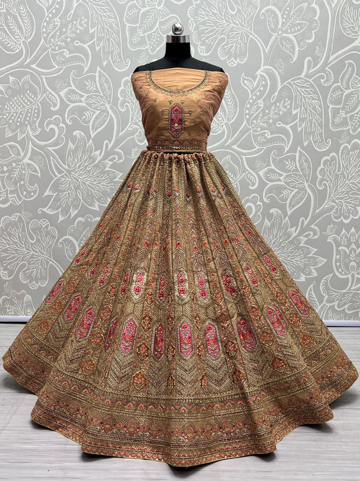 Stunning Bridal Net Lehenga with Dupatta | An Exclusive Designer Masterpiece