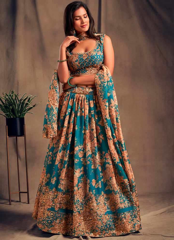 Sophisticated Organza Lehenga with Dupatta | Elegance Redefined for Brides