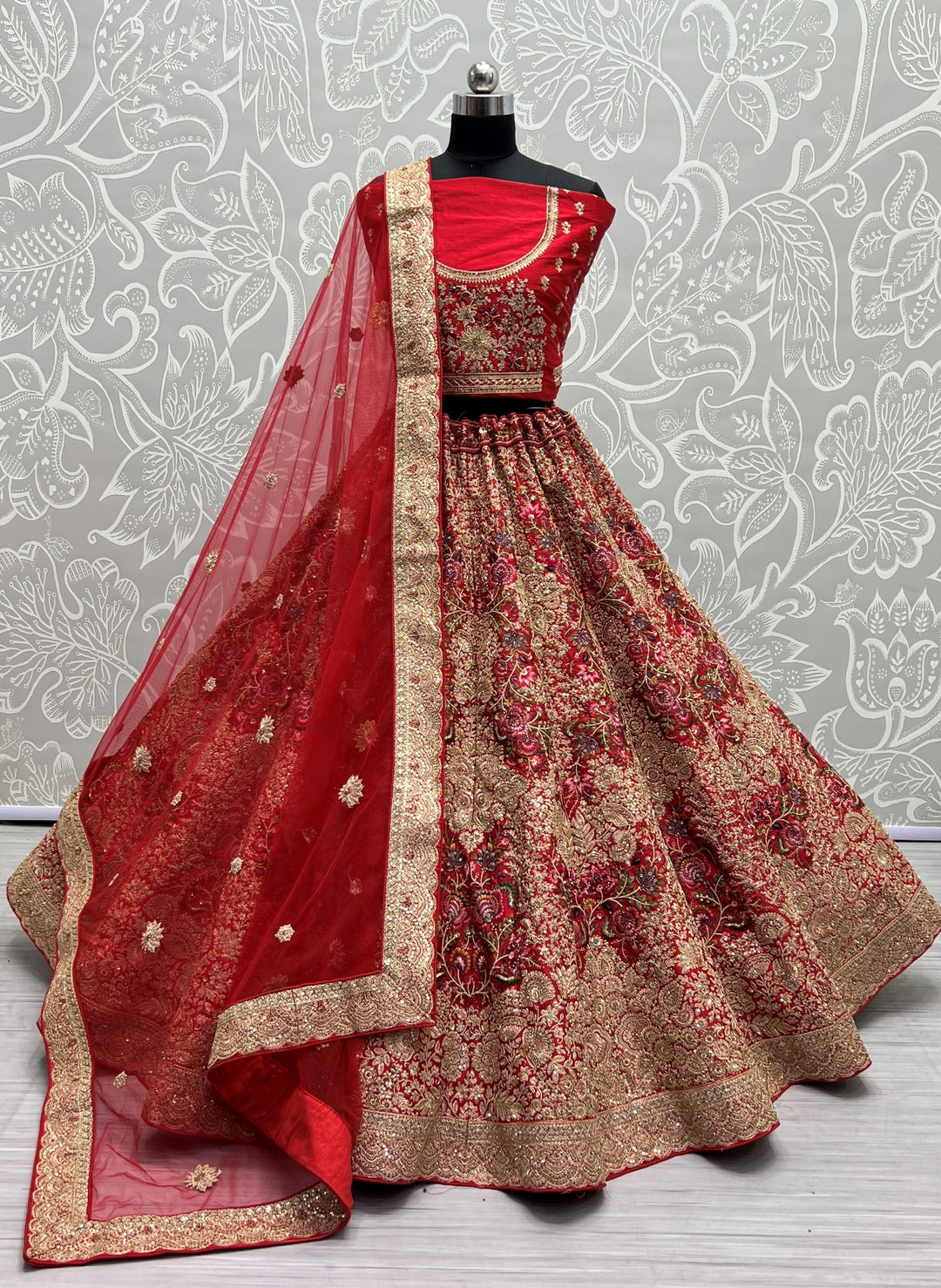 Stunning Silk Lehenga with Dupatta | A Graceful Addition to Your Wardrobe