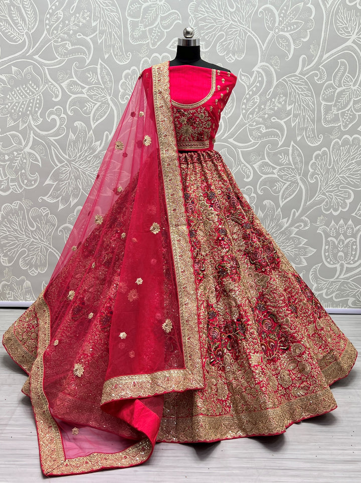 Stunning Silk Lehenga with Dupatta | A Graceful Addition to Your Wardrobe