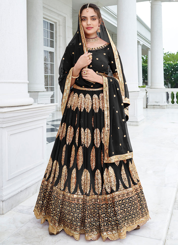 Stunning Faux Georgette Lehenga with Dupatta | An Exclusive Designer Masterpiece