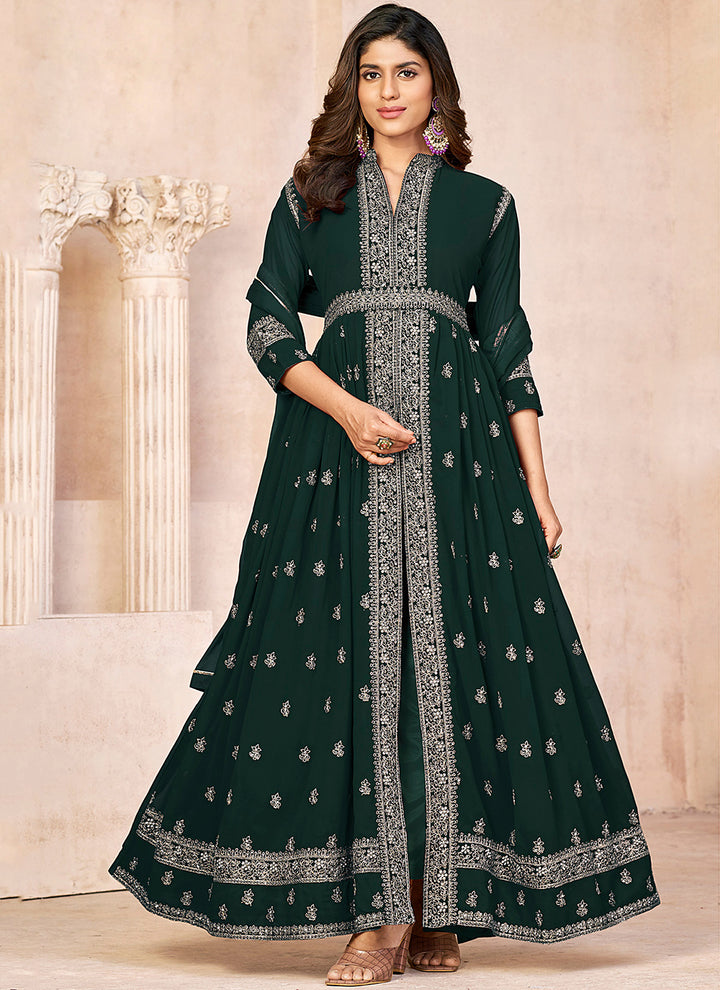 Anarkali Dress | Heavy Sequence Embroidery for Weddings & Parties