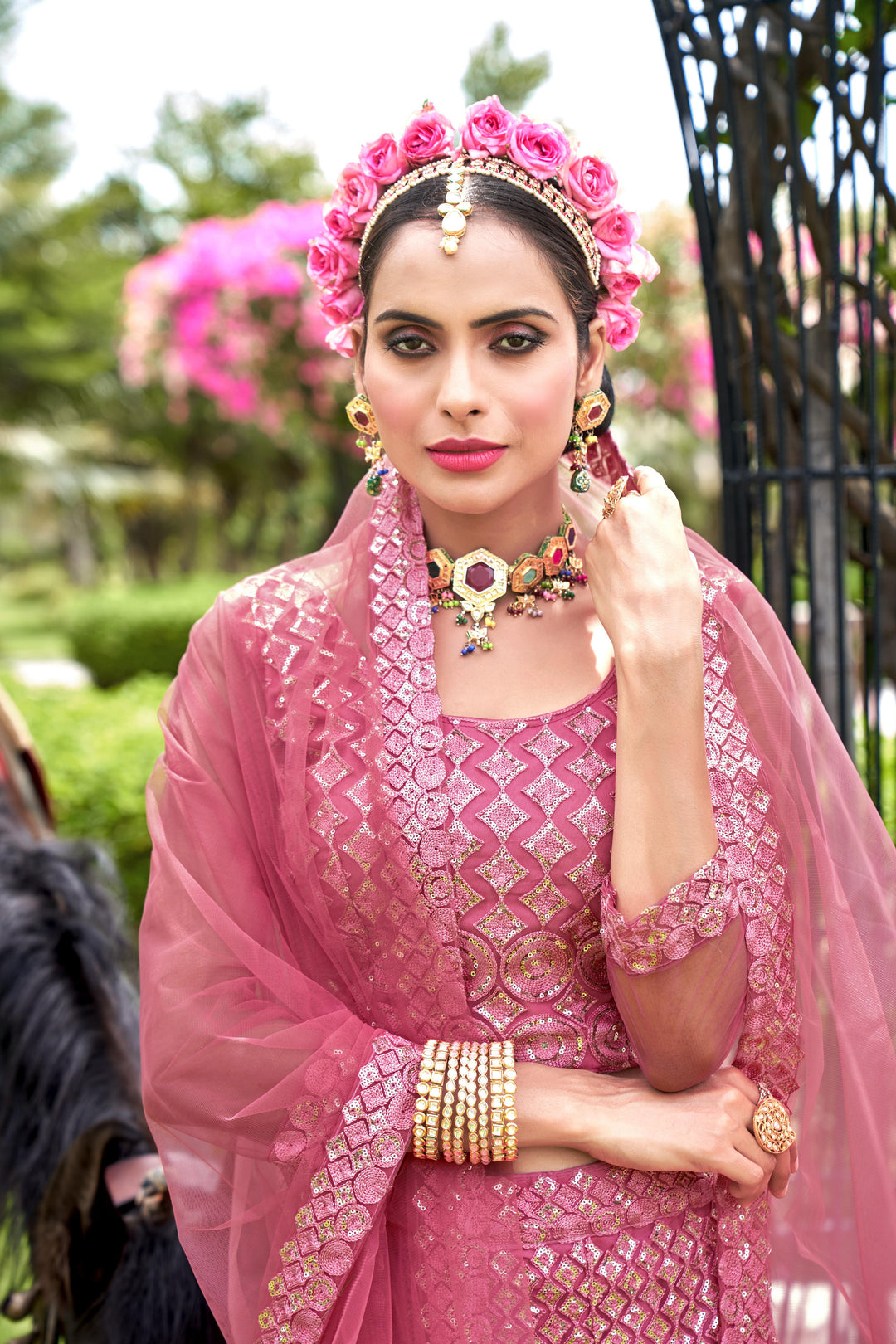 Gorgeous Net Lehenga with Dupatta | A Captivating Traditional Ensemble