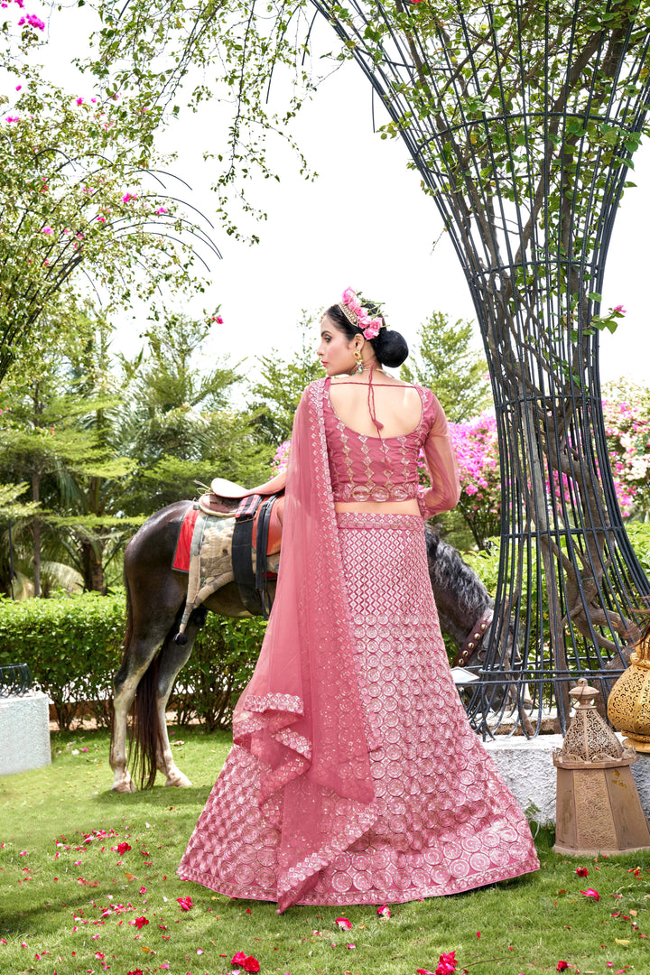 Gorgeous Net Lehenga with Dupatta | A Captivating Traditional Ensemble