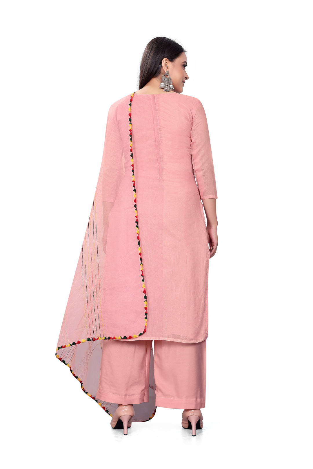 Elegant Hand-Work Salwar Kameez | Chanderi-Cotton & Micro-Cotton for Events