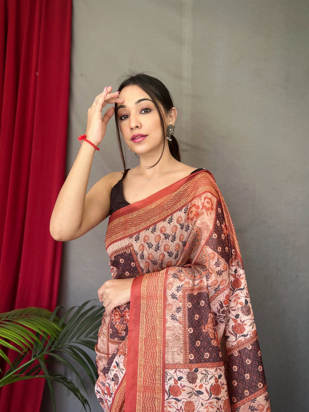 Designer Cotton Saree | Digital Printed for Weddings & Festive Events