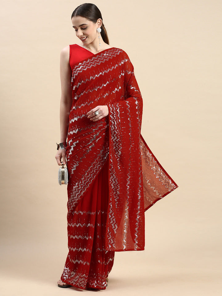 Georgette Saree | Perfectly Crafted for Traditional Elegance