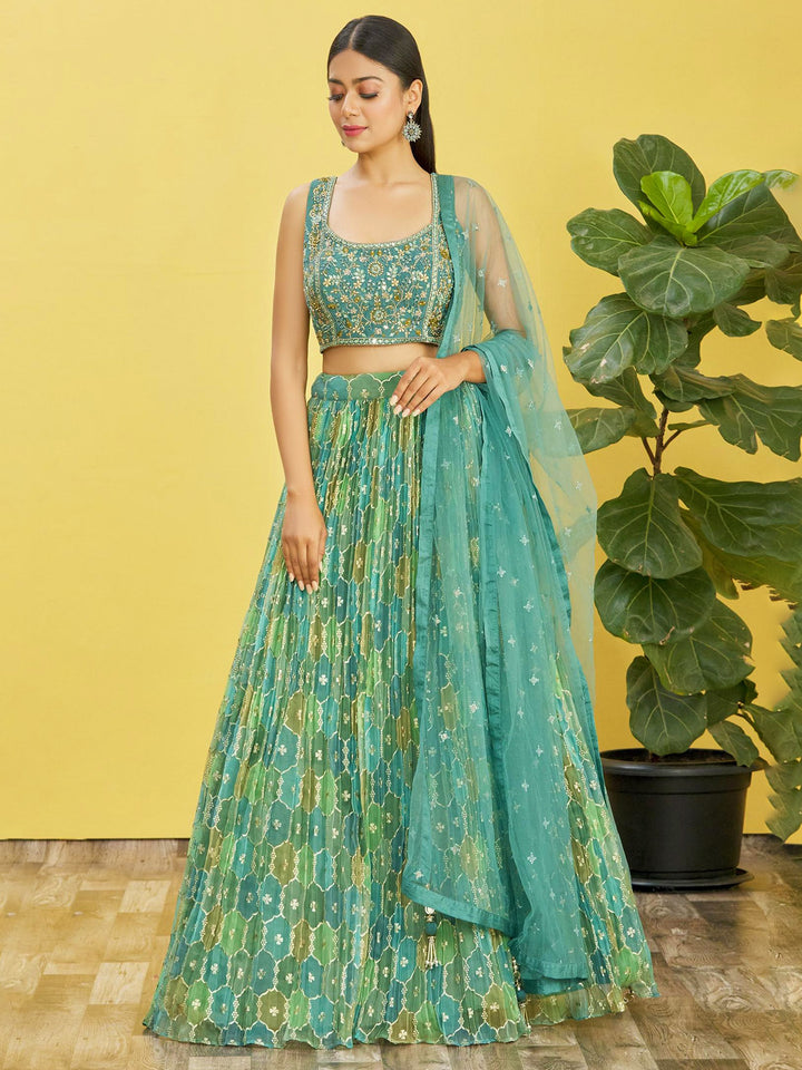 Radiant Organza Lehenga with Dupatta | An Exclusive Designer Masterpiece