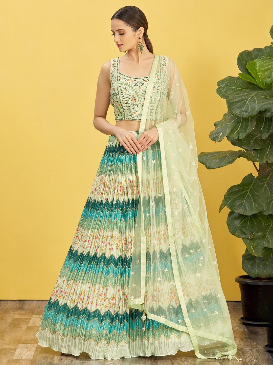 Stunning Organza Lehenga with Dupatta | Unmatched Beauty for Grand Occasions