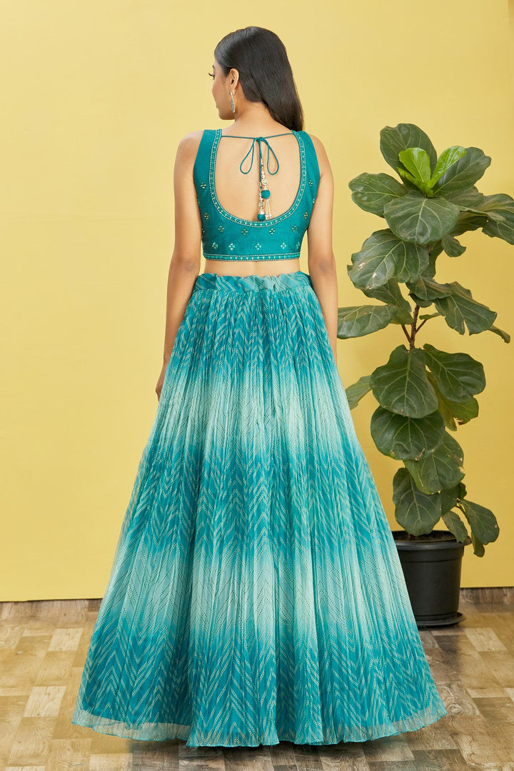 Elegant Organza Lehenga with Dupatta | An Exclusive Designer Masterpiece