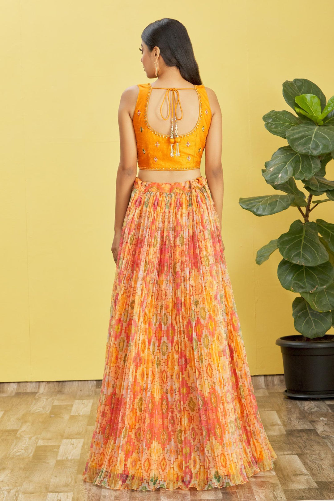 Elegant Yellow Organza Lehenga with Yellow Dupatta | Unmatched Beauty for Grand Occasions