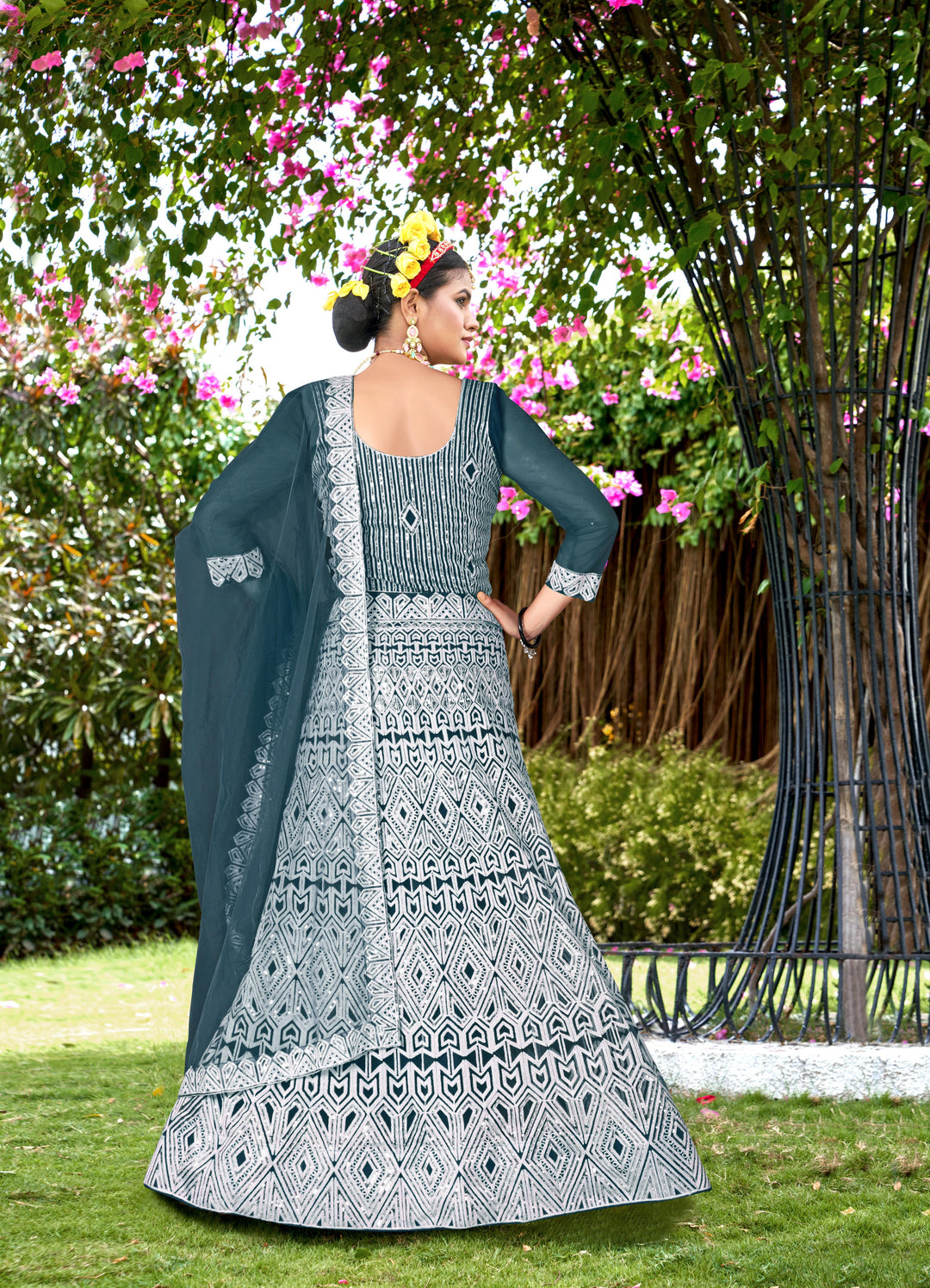 Charming Net Lehenga with Dupatta | Unmatched Beauty for Grand Occasions