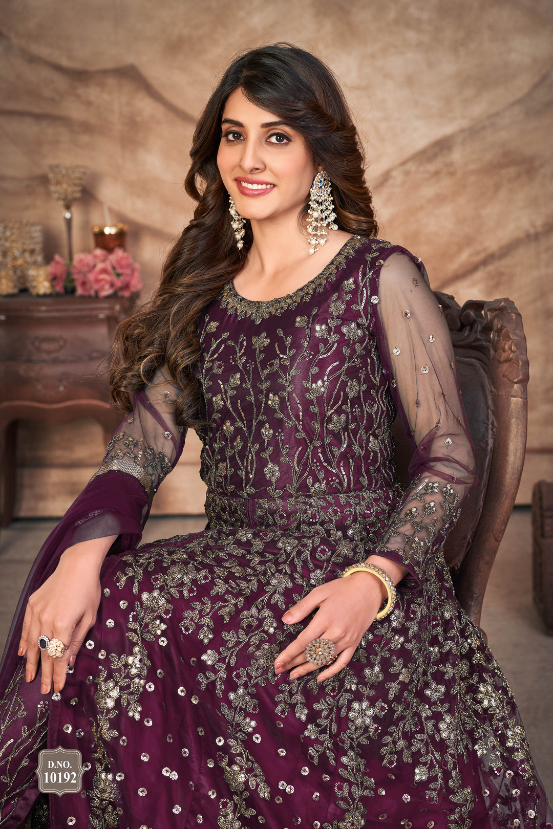 Heavy Designer Embroidery Anarkali | Net Fabric for Weddings & Parties