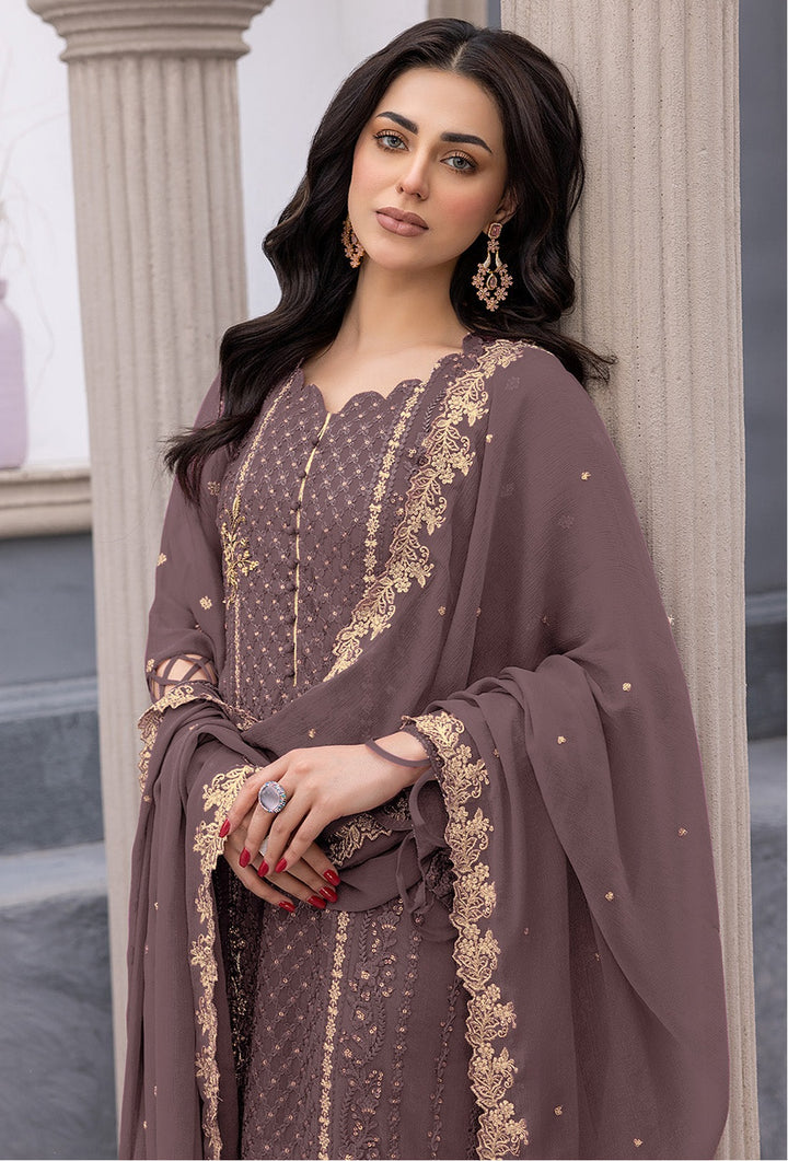 Radiant Faux Georgette Salwar kameez | Graceful and Stunning