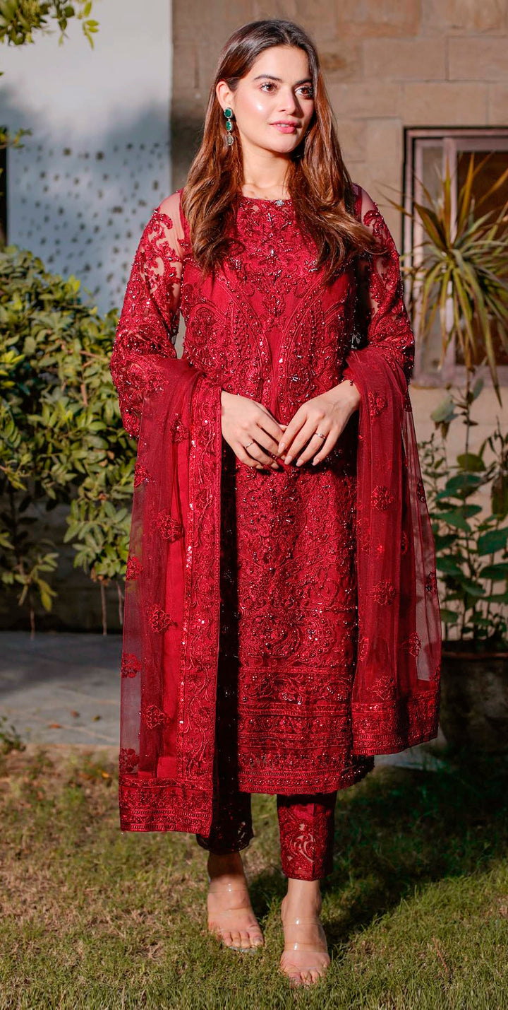 Refined Faux Georgette Salwar kameez | Festive Elegance