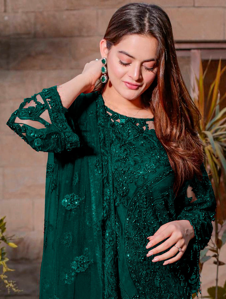 Refined Faux Georgette Salwar kameez | Festive Elegance