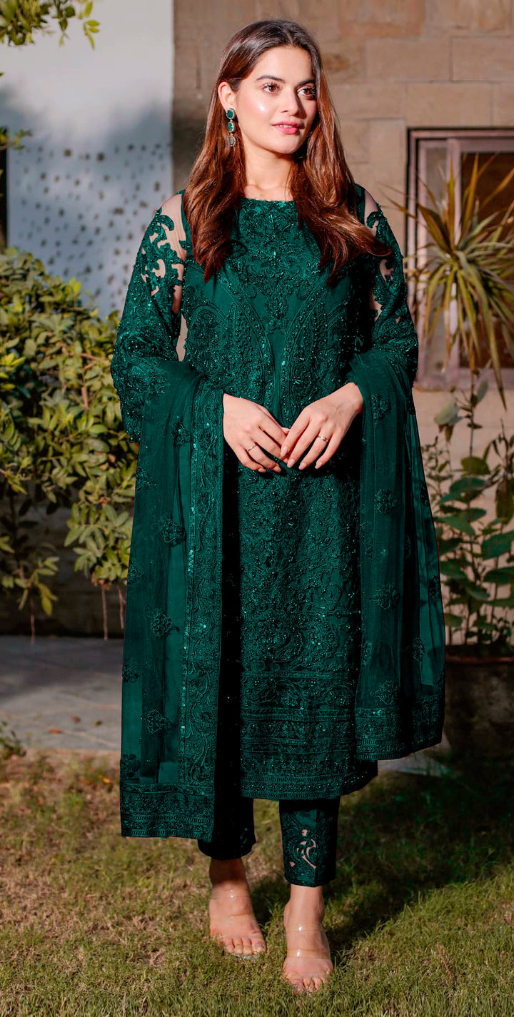 Refined Faux Georgette Salwar kameez | Festive Elegance