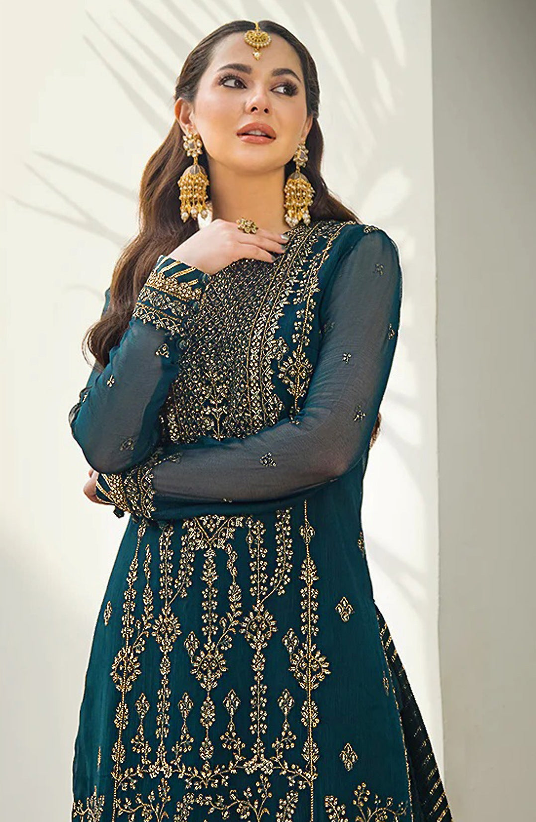 Chic Faux Georgette Salwar kameez | Perfect for Festive Wear