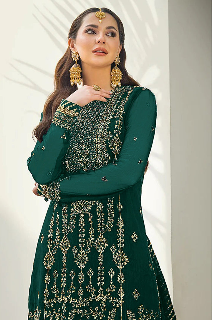 Chic Faux Georgette Salwar kameez | Perfect for Festive Wear