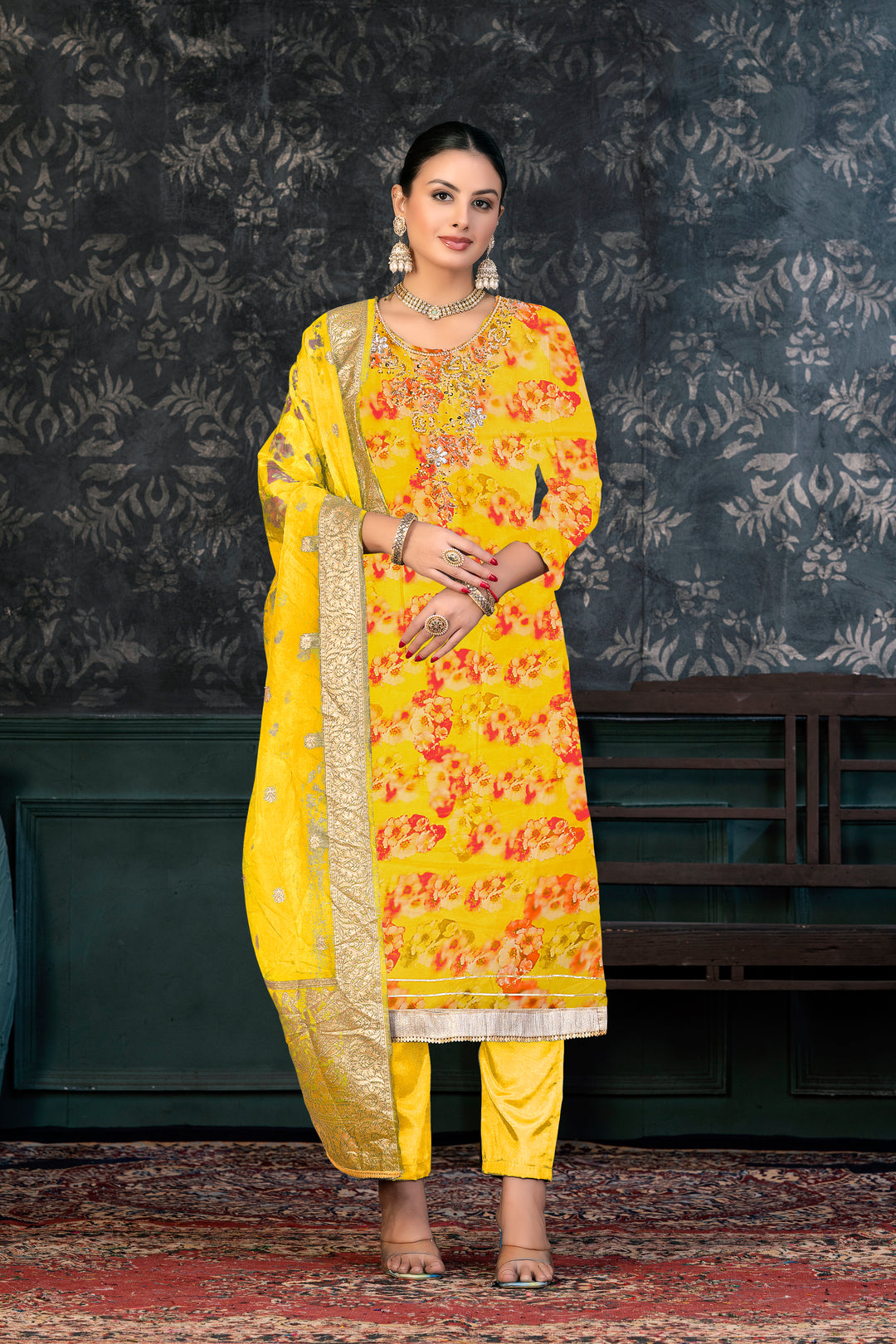 Chic organza Salwar kameez | Perfect for Festive Wear