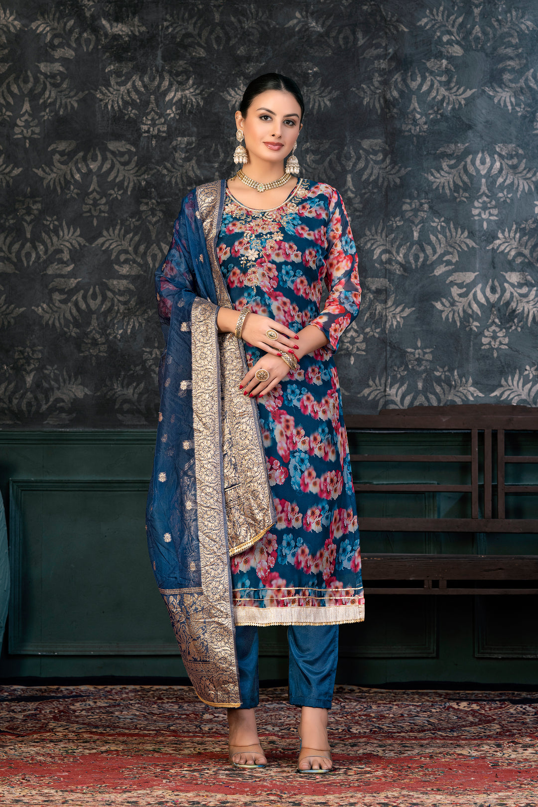 Chic organza Salwar kameez | Perfect for Festive Wear