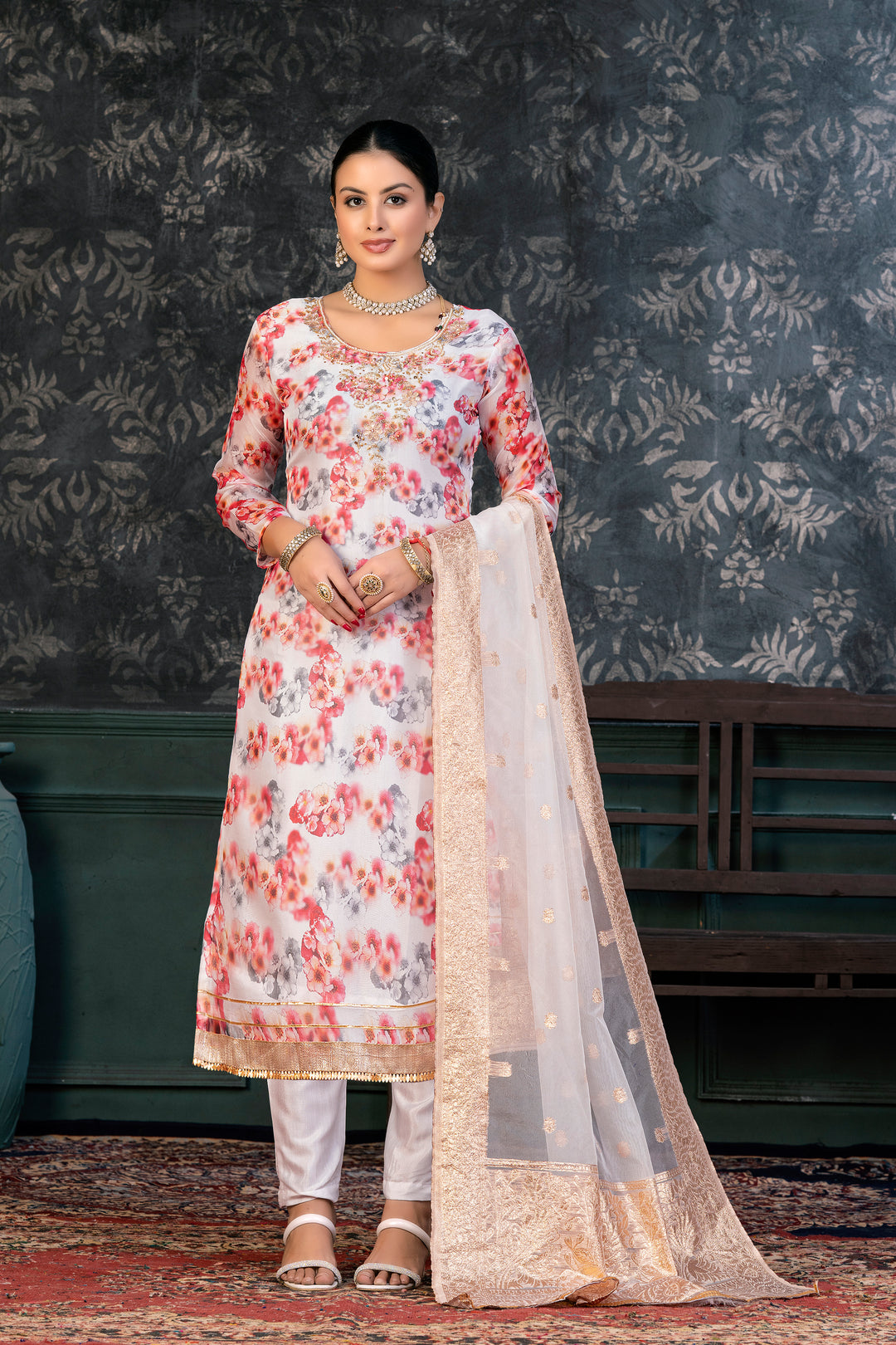 Chic organza Salwar kameez | Perfect for Festive Wear