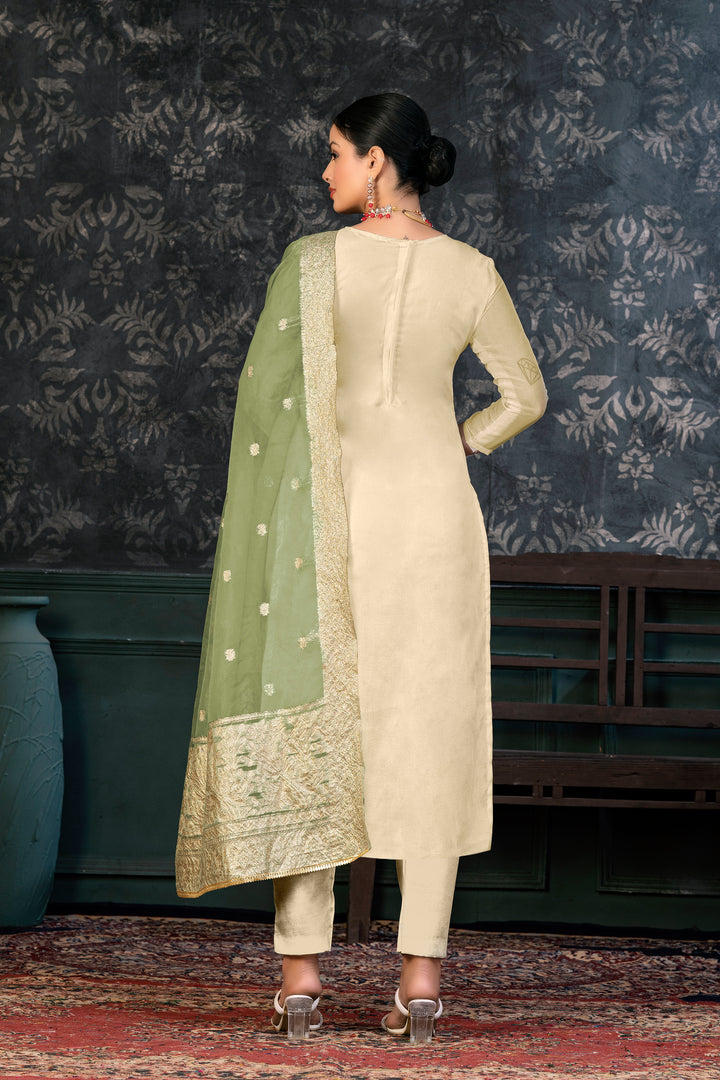 Elegant Organza Kurtis-Set with Hand-Work & Embroidery | Perfect for Special Events