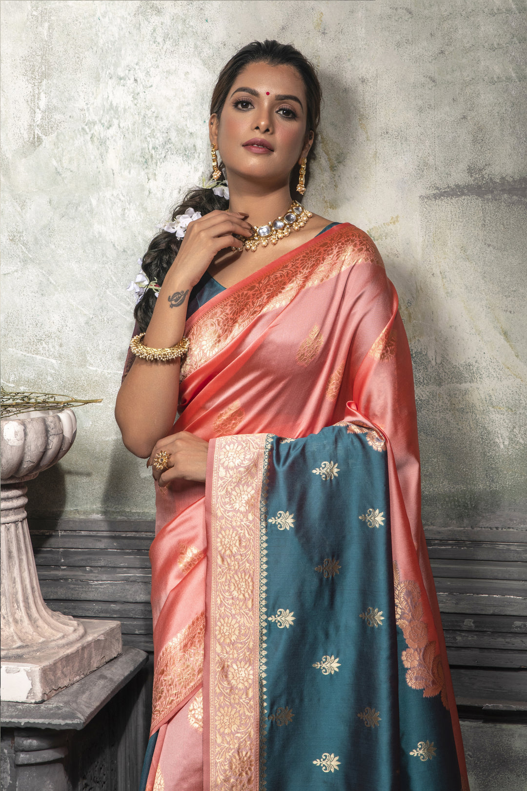 Banarasi Silk Saree | Designer Wevon Work for Special Events & Festive