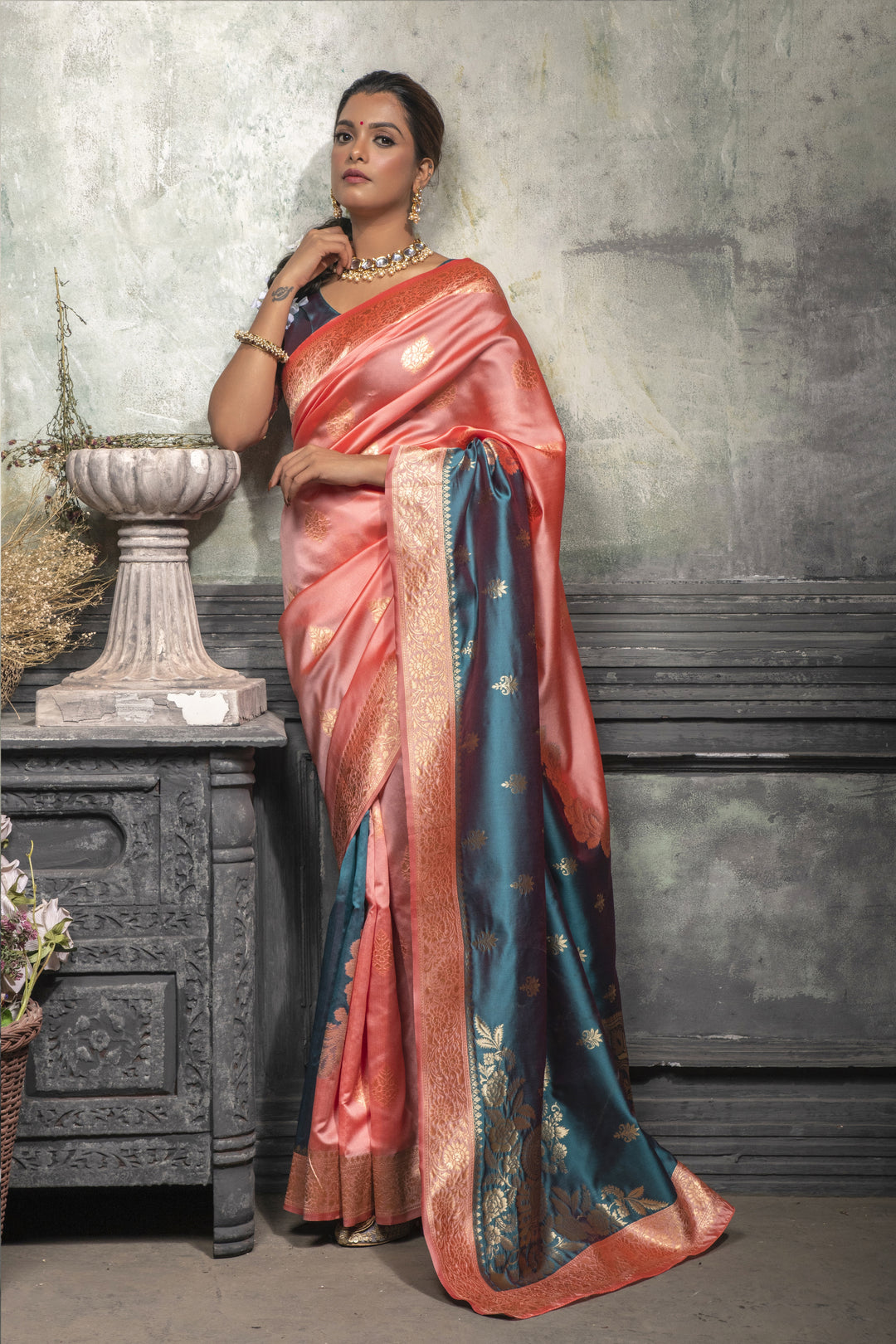 Banarasi Silk Saree | Designer Wevon Work for Special Events & Festive