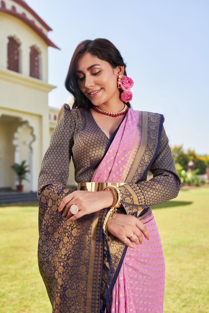 Elegant Georgette Saree | Woven Designer Look for Special Events & Parties