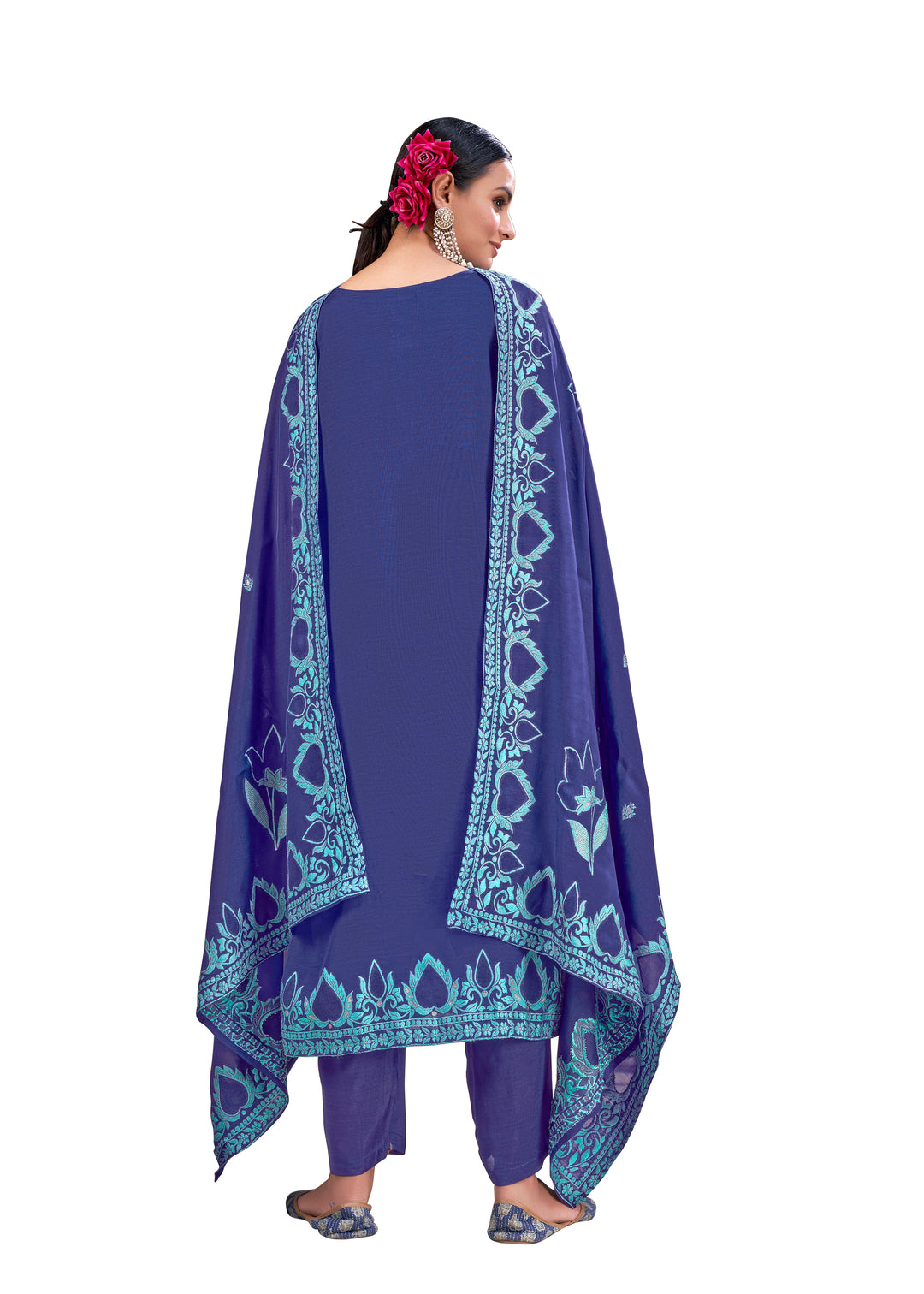 Heavy Wevon Designer Salwar Kameez | Viscose Fabric for Special Events