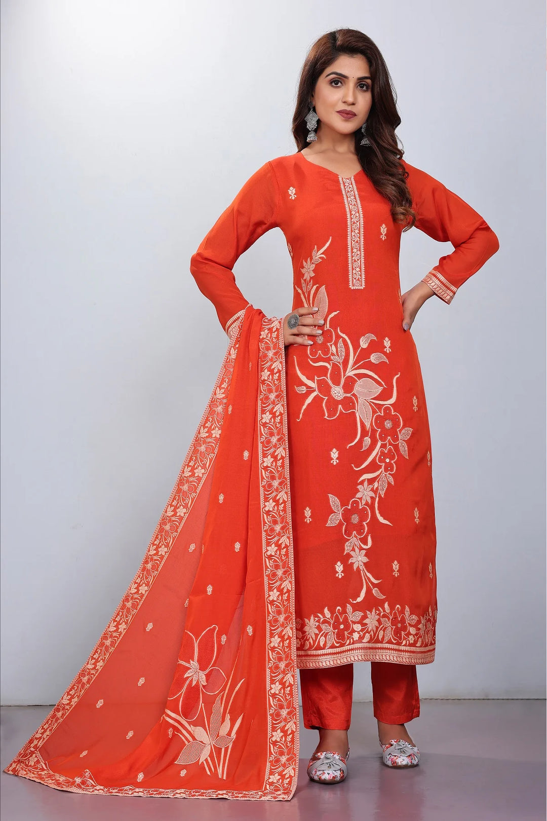 Viscose Salwar Kameez | Heavy-Wevon Designer for Special Events & Weddings