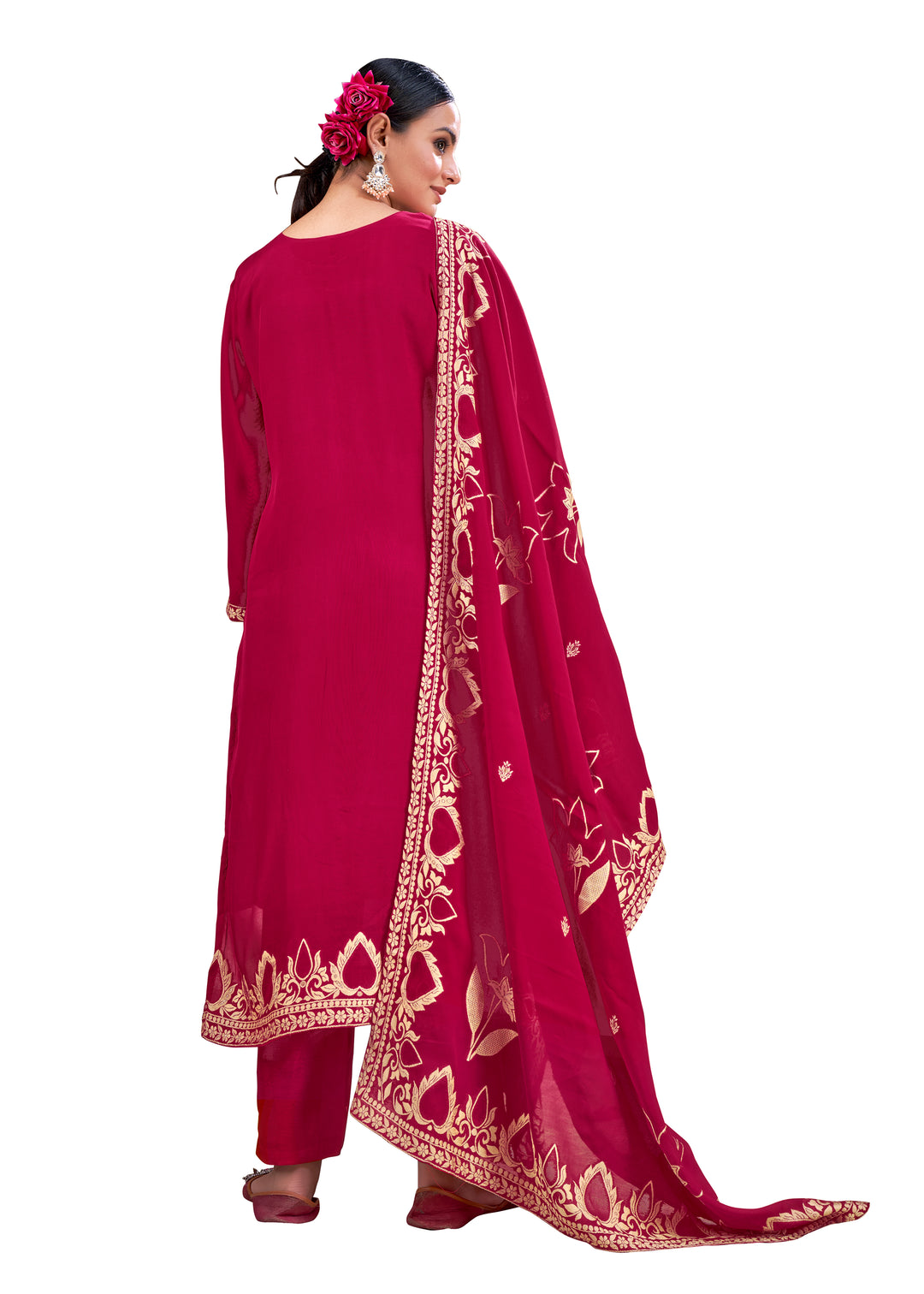 Heavy Wevon Designer Salwar Kameez | Viscose Fabric for Special Events