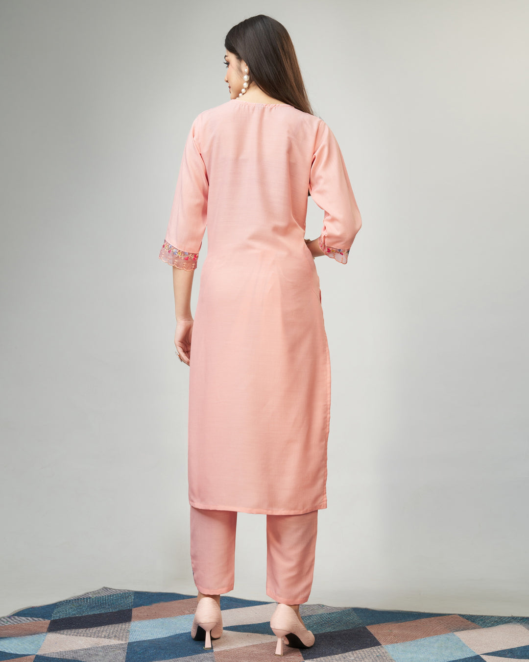 Elegant Viscose Kurtis Set | Embroidered for Weddings & Special Events