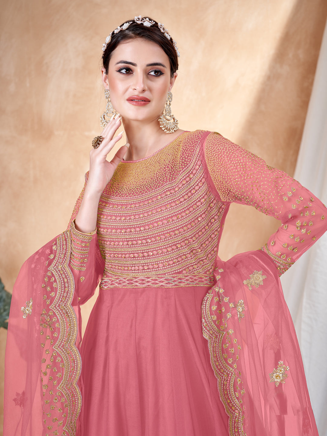 Designer Anarkali Suit | Heavy Embroidery Work for Special Events